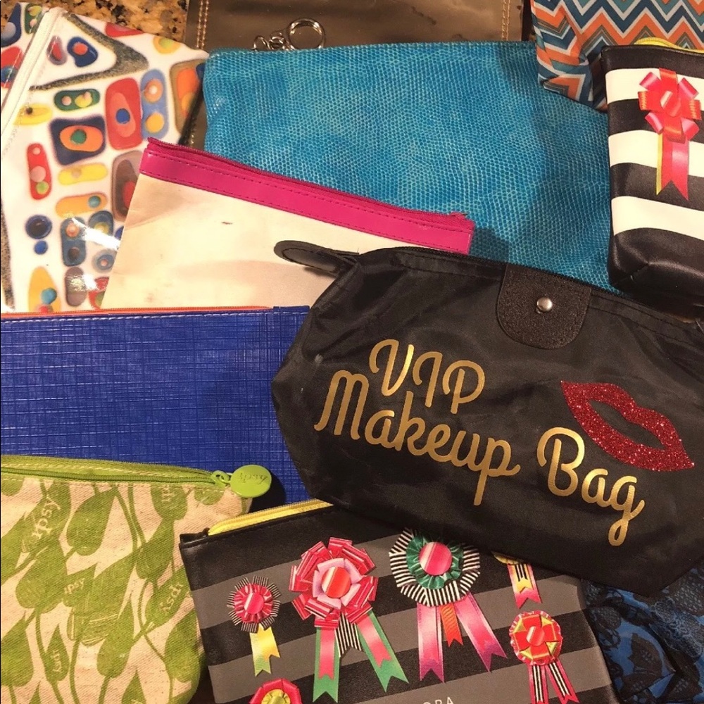 Lot of Makeup Bags! Ipsy, Sephora, Birchbox + more